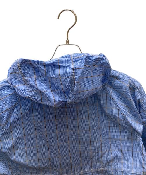 THE NORTH FACE（ザ ノース フェイス）THE NORTH FACE eYe COMME des GARCONS JUNYAWATANABE MAN (アイ コム デ ギャルソン ジュンヤ ワタナベ マン) コラボチェックアノラックパーカー ブルー サイズ:Sの古着・服飾アイテム