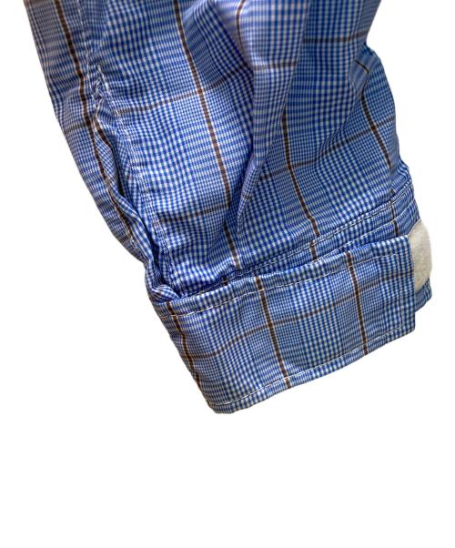 THE NORTH FACE（ザ ノース フェイス）THE NORTH FACE eYe COMME des GARCONS JUNYAWATANABE MAN (アイ コム デ ギャルソン ジュンヤ ワタナベ マン) コラボチェックアノラックパーカー ブルー サイズ:Sの古着・服飾アイテム
