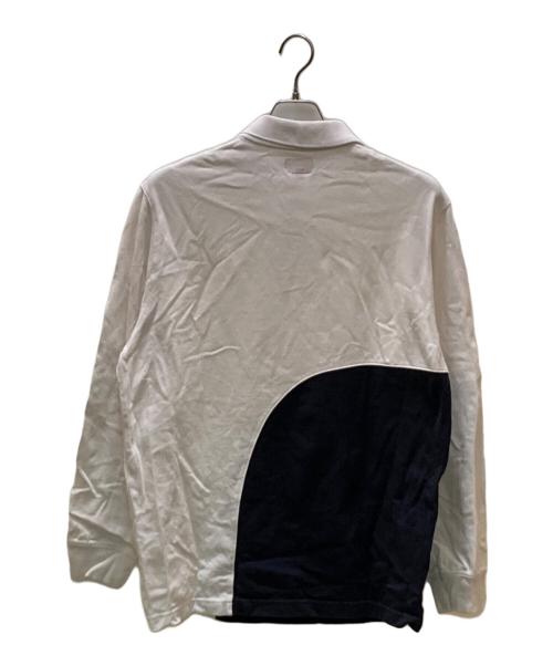 SUPREME（シュプリーム）Supreme (シュプリーム) コーナーアーチロゴポロシャツ ホワイト×ネイビー サイズ:Mの古着・服飾アイテム