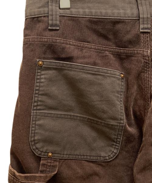 CarHartt（カーハート）CarHartt (カーハート) eYe COMME des GARCONS JUNYAWATANABE MAN (アイ コム デ ギャルソン ジュンヤ ワタナベ マン) コラボコーデュロイ切替ペインターパンツ ブラウン サイズ:XSの古着・服飾アイテム