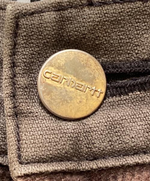 CarHartt（カーハート）CarHartt (カーハート) eYe COMME des GARCONS JUNYAWATANABE MAN (アイ コム デ ギャルソン ジュンヤ ワタナベ マン) コラボコーデュロイ切替ペインターパンツ ブラウン サイズ:XSの古着・服飾アイテム