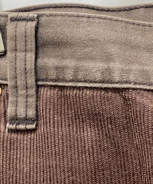 CarHartt（カーハート）CarHartt (カーハート) eYe COMME des GARCONS JUNYAWATANABE MAN (アイ コム デ ギャルソン ジュンヤ ワタナベ マン) コラボコーデュロイ切替ペインターパンツ ブラウン サイズ:XSの古着・服飾アイテム