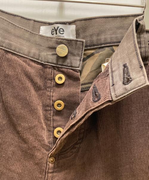 CarHartt（カーハート）CarHartt (カーハート) eYe COMME des GARCONS JUNYAWATANABE MAN (アイ コム デ ギャルソン ジュンヤ ワタナベ マン) コラボコーデュロイ切替ペインターパンツ ブラウン サイズ:XSの古着・服飾アイテム