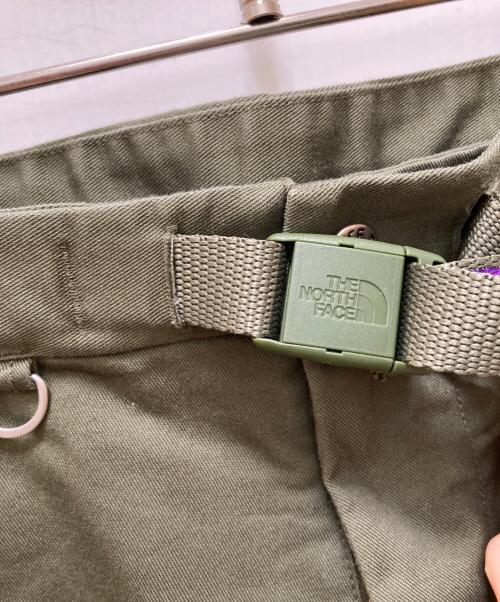 THE NORTHFACE PURPLELABEL（ザ・ノースフェイス パープルレーベル）THE NORTHFACE PURPLELABEL (ザ・ノースフェイス パープルレーベル) STRETCH TWILL TAPERED PANTS グリーン サイズ:34の古着・服飾アイテム