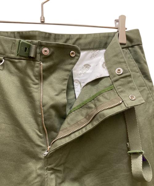 THE NORTHFACE PURPLELABEL（ザ・ノースフェイス パープルレーベル）THE NORTHFACE PURPLELABEL (ザ・ノースフェイス パープルレーベル) STRETCH TWILL TAPERED PANTS グリーン サイズ:34の古着・服飾アイテム