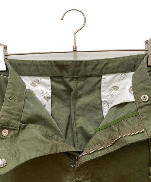 THE NORTHFACE PURPLELABEL（ザ・ノースフェイス パープルレーベル）THE NORTHFACE PURPLELABEL (ザ・ノースフェイス パープルレーベル) STRETCH TWILL TAPERED PANTS グリーン サイズ:34の古着・服飾アイテム