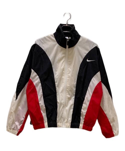 NIKE（ナイキ）NIKE (ナイキ) 90sナイロンジャケット ホワイト×レッド サイズ:Sの古着・服飾アイテム