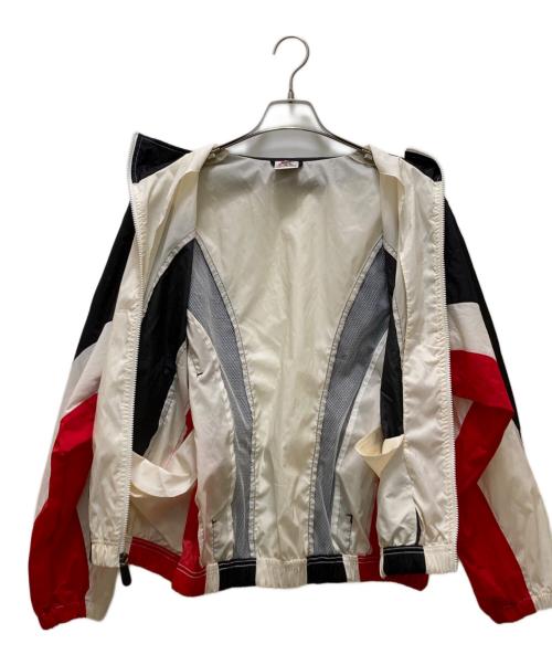 NIKE（ナイキ）NIKE (ナイキ) 90sナイロンジャケット ホワイト×レッド サイズ:Sの古着・服飾アイテム