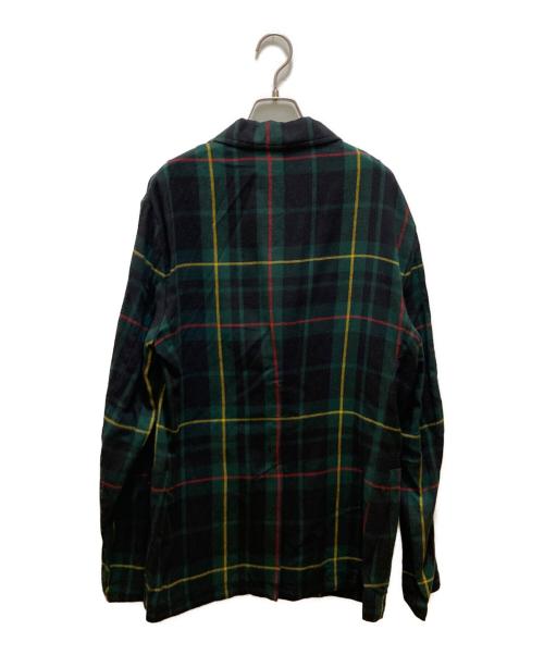 POLO RALPH LAUREN（ポロ・ラルフローレン）POLO RALPH LAUREN (ポロ・ラルフローレン) コットンフランネル3Bチェックテーラードジャケット グリーン サイズ:Sの古着・服飾アイテム