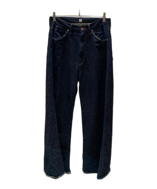 T.T（タイガ タカハシ）T.T (タイガ タカハシ) DENIM TROUSERS W ワイドデニムトラウザーパンツ インディゴ サイズ:32の古着・服飾アイテム