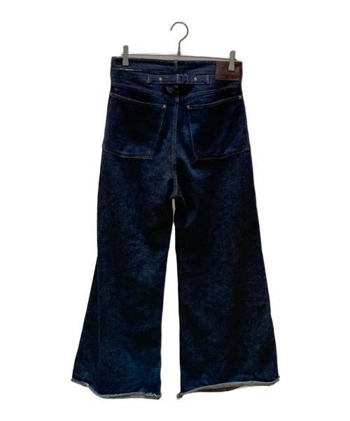 T.T（タイガ タカハシ）T.T (タイガ タカハシ) DENIM TROUSERS W ワイドデニムトラウザーパンツ インディゴ サイズ:32の古着・服飾アイテム