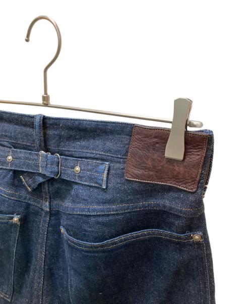 T.T（タイガ タカハシ）T.T (タイガ タカハシ) DENIM TROUSERS W ワイドデニムトラウザーパンツ インディゴ サイズ:32の古着・服飾アイテム