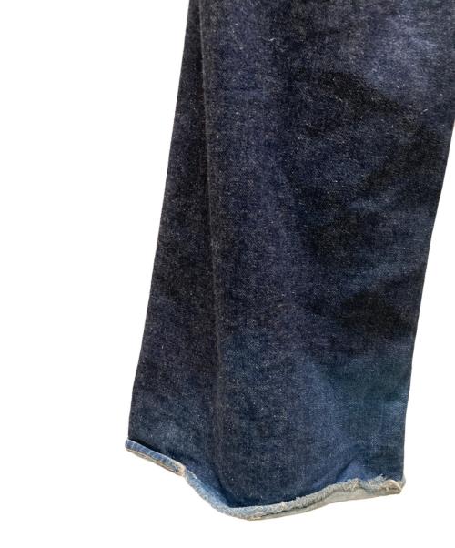 T.T（タイガ タカハシ）T.T (タイガ タカハシ) DENIM TROUSERS W ワイドデニムトラウザーパンツ インディゴ サイズ:32の古着・服飾アイテム