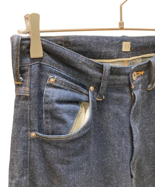 T.T（タイガ タカハシ）T.T (タイガ タカハシ) DENIM TROUSERS W ワイドデニムトラウザーパンツ インディゴ サイズ:32の古着・服飾アイテム