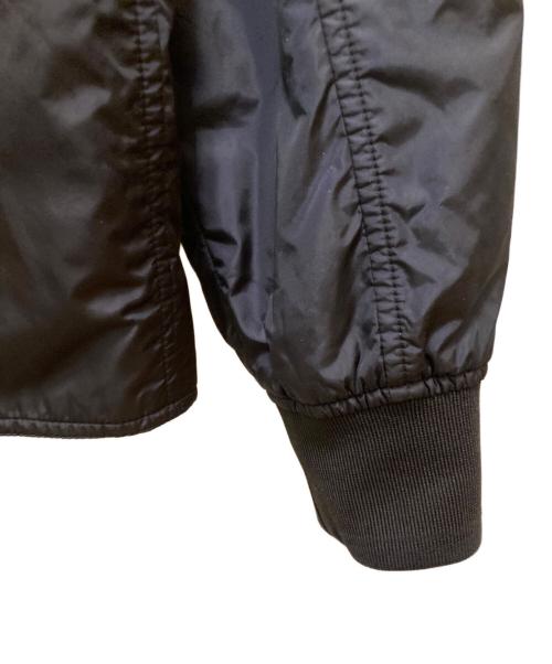 DIOR HOMME（ディオール オム）Dior Homme (ディオール オム) BEEパーツ付ナイロンブルゾンジャケット ブラック サイズ:54の古着・服飾アイテム