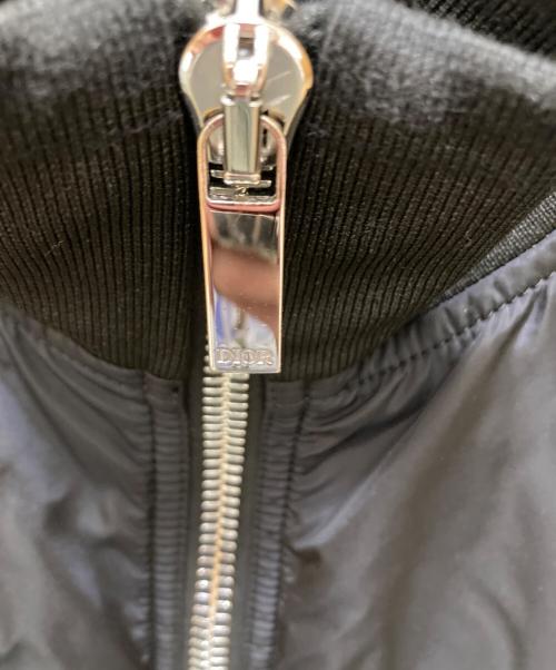 DIOR HOMME（ディオール オム）Dior Homme (ディオール オム) BEEパーツ付ナイロンブルゾンジャケット ブラック サイズ:54の古着・服飾アイテム
