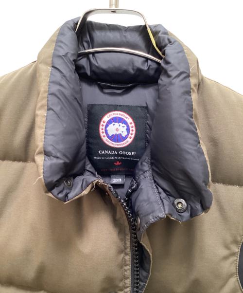 CANADA GOOSE（カナダグース）CANADA GOOSE (カナダグース) フリースタイル ダウンベスト ブラウン(EARTH) サイズ: XS/TPの古着・服飾アイテム