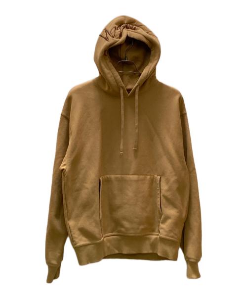 stussy（ステューシー）stussy (ステューシー) バアックアップリケ プルオーバーパーカー ベージュ サイズ:Ⅼの古着・服飾アイテム