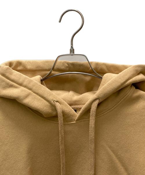 stussy（ステューシー）stussy (ステューシー) バアックアップリケ プルオーバーパーカー ベージュ サイズ:Ⅼの古着・服飾アイテム