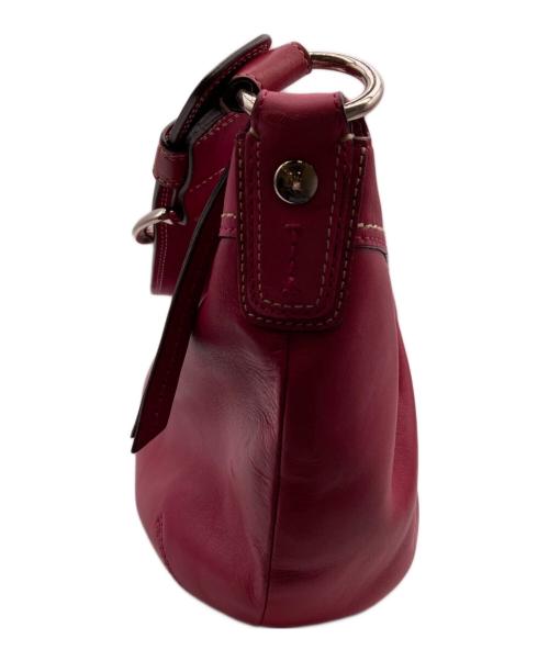 COACH（コーチ）COACH (コーチ) エルゴ レザーワンショルダーバッグ ピンクの古着・服飾アイテム