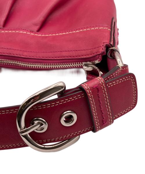 COACH（コーチ）COACH (コーチ) エルゴ レザーワンショルダーバッグ ピンクの古着・服飾アイテム