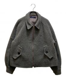 FRED PERRY（フレッドペリー）の古着「ウール混 キャバン ジャケット」｜グレー