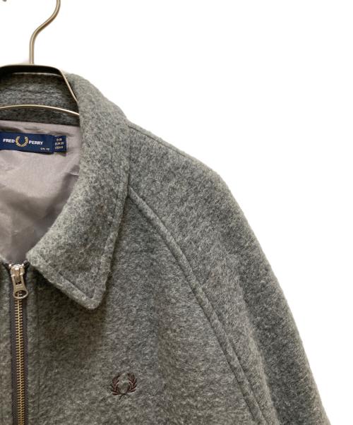 FRED PERRY（フレッドペリー）FRED PERRY (フレッドペリー) ウール混 キャバン ジャケット グレー サイズ:UK10の古着・服飾アイテム