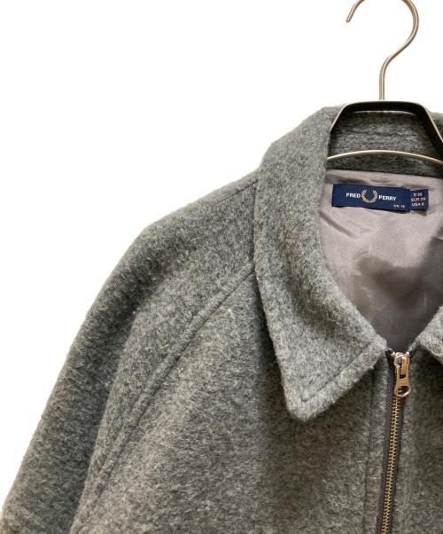 FRED PERRY（フレッドペリー）FRED PERRY (フレッドペリー) ウール混 キャバン ジャケット グレー サイズ:UK10の古着・服飾アイテム