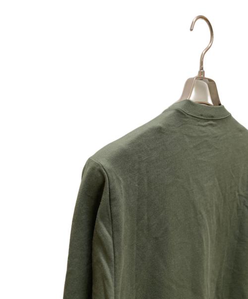 EMPORIO ARMANI（エンポリオ アルマーニ）EMPORIO ARMANI (エンポリオ アルマーニ) ロゴプリントスウエット グリーン サイズ:Mの古着・服飾アイテム