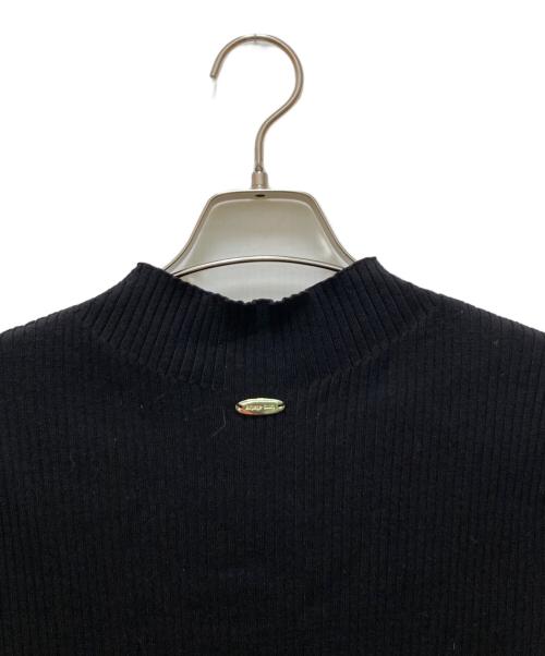 ARPEGE STORY（アルページュストーリー）Arpege story (アルページュストーリー) タフタドッキングミニワンピース ブラック×ホワイト サイズ:2の古着・服飾アイテム