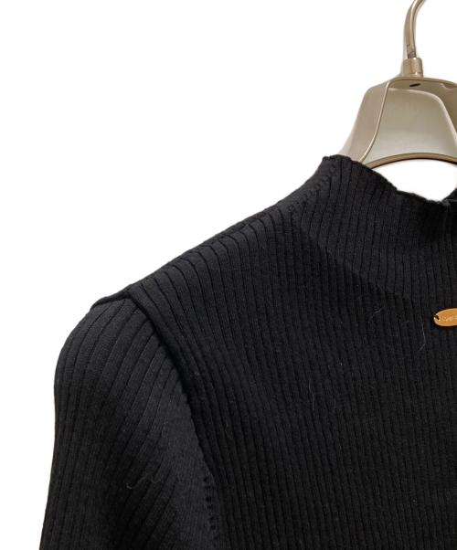 ARPEGE STORY（アルページュストーリー）Arpege story (アルページュストーリー) タフタドッキングミニワンピース ブラック×ホワイト サイズ:2の古着・服飾アイテム