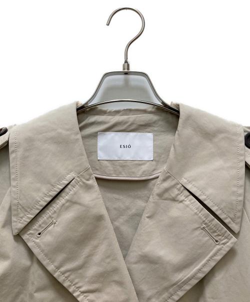 ESIÓ（エシオ）ESIO (エシオ) アンブレラ トレンチコート ベージュ サイズ:free 未使用品の古着・服飾アイテム