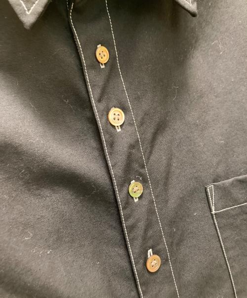 sulvam（サルバム）sulvam (サルバム) gabardine stand collar SH ブラック サイズ:Ｓの古着・服飾アイテム