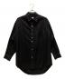 sulvam（サルバム）の古着「gabardine stand collar SH」｜ブラック