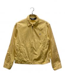 POLO RALPH LAUREN（ポロ・ラルフローレン）の古着「スイングトップ」｜イエロー