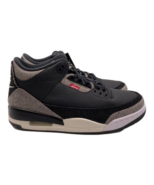 NIKE（ナイキ）NIKE (ナイキ) LEVI'S (リーバイス) エア ジョーダン 3 レトロ SP ブラック サイズ:27.5 未使用品の古着・服飾アイテム