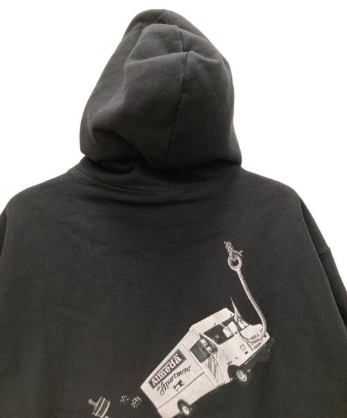 the apartment（ジ アパートメント）The Apartment (ジ アパートメント) THE Almeda club (ザアラメダクラブ) Champion (チャンピオン) Queens Tokyo Moving Hoodie ブラック サイズ:ＸＬの古着・服飾アイテム