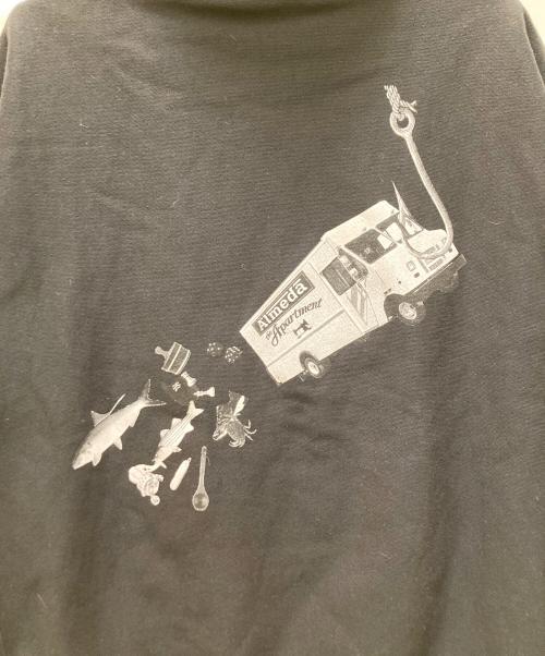 the apartment（ジ アパートメント）The Apartment (ジ アパートメント) THE Almeda club (ザアラメダクラブ) Champion (チャンピオン) Queens Tokyo Moving Hoodie ブラック サイズ:ＸＬの古着・服飾アイテム