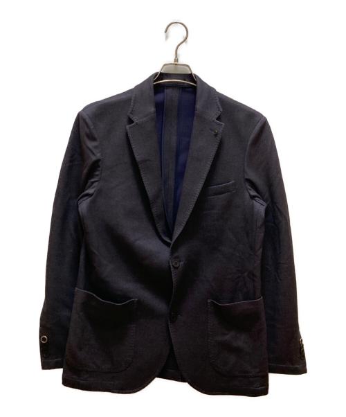 AOURE（アウール）AOURE (アウール) チェルビーノセットアップ2Bテーラードジャケット ネイビー サイズ:Lの古着・服飾アイテム