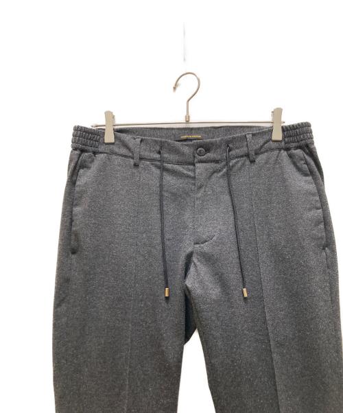 BERWICH（ベルウィッチ）BERWICH (ベルウィッチ) VITALE BARBERIS CANONICO (ヴィターレ バルベリス カノニコ) 別注 スコッチ リラックス ウールタックスラックス グレー サイズ:48の古着・服飾アイテム