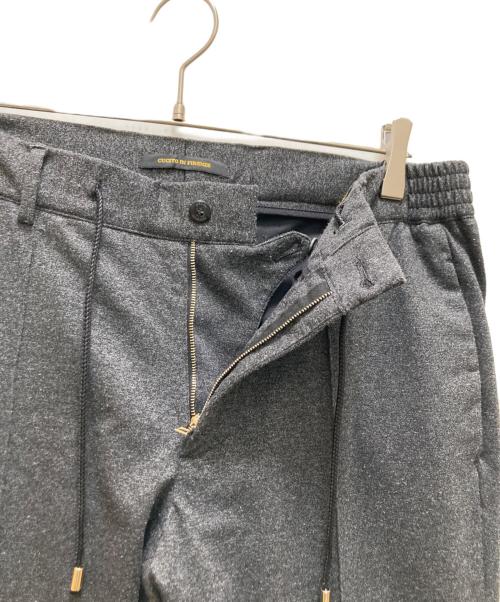 BERWICH（ベルウィッチ）BERWICH (ベルウィッチ) VITALE BARBERIS CANONICO (ヴィターレ バルベリス カノニコ) 別注ウールタックスラックス グレー サイズ:48の古着・服飾アイテム