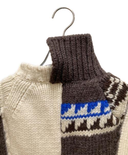 sacai（サカイ）sacai (サカイ) 変形ニット ベージュ サイズ:１の古着・服飾アイテム