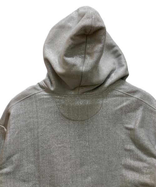 VALENTINO（ヴァレンティノ）VALENTINO (ヴァレンティノ) ラメプルオーバーパーカー グレー サイズ:ＸＳの古着・服飾アイテム