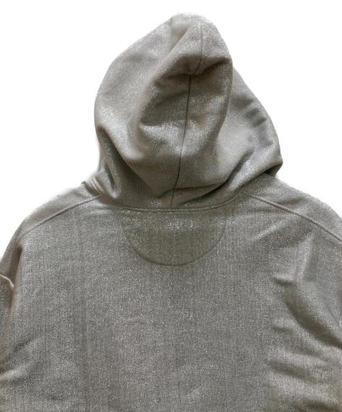 VALENTINO（ヴァレンティノ）VALENTINO (ヴァレンティノ) ラメプルオーバーパーカー グレー サイズ:ＸＳの古着・服飾アイテム