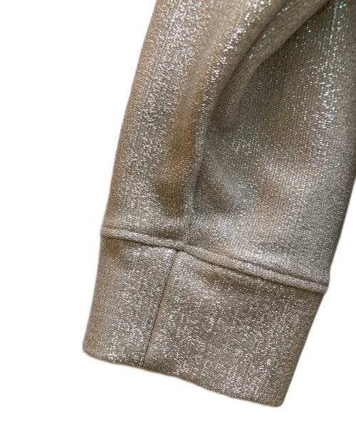 VALENTINO（ヴァレンティノ）VALENTINO (ヴァレンティノ) ラメプルオーバーパーカー グレー サイズ:ＸＳの古着・服飾アイテム