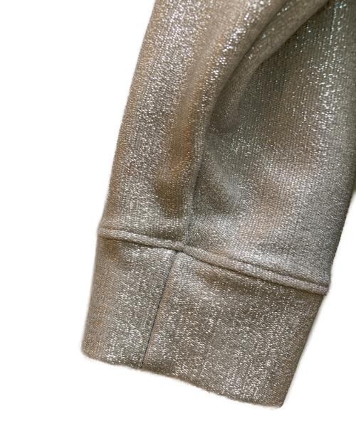 VALENTINO（ヴァレンティノ）VALENTINO (ヴァレンティノ) ラメプルオーバーパーカー グレー サイズ:ＸＳの古着・服飾アイテム