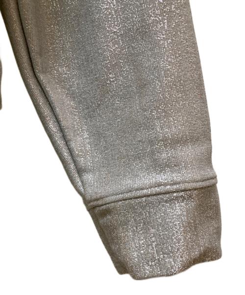 VALENTINO（ヴァレンティノ）VALENTINO (ヴァレンティノ) ラメプルオーバーパーカー グレー サイズ:ＸＳの古着・服飾アイテム