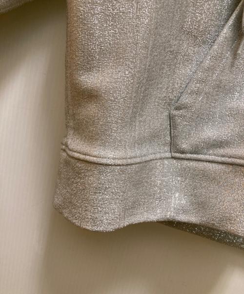 VALENTINO（ヴァレンティノ）VALENTINO (ヴァレンティノ) ラメプルオーバーパーカー グレー サイズ:ＸＳの古着・服飾アイテム
