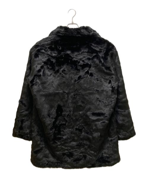 Schott（ショット）Schott (ショット) ボア シングル ロング ピーコート ブラック サイズ: Lの古着・服飾アイテム
