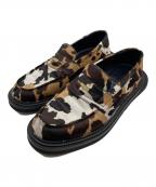 J.M.WESTON×sacaiジェイエムウエストン×サカイ）の古着「コラボ ハラコ シグニチャーローファー #180」｜ブラウン
